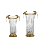欧式水晶花瓶 美式轻奢华新古典花器 法式摆件客厅装饰品艺术花插-淘宝网