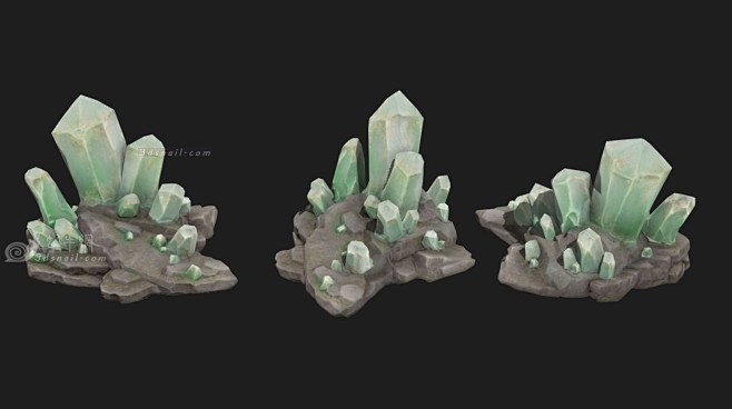 矿石3，水晶石头，绿水晶，钨矿石，晶体 ...