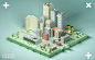 12款用C4D绘制的三维城市场景 - 优优教程网