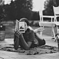 book, black and white, and reading image