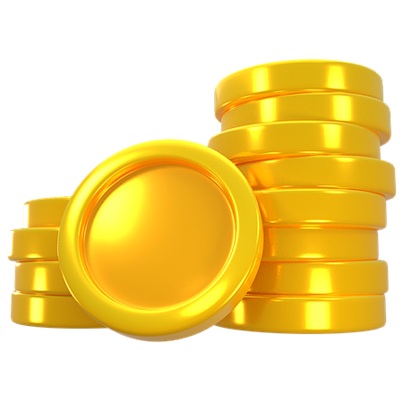 Gold Coins 3D Illust...