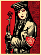 谢泼德费尔雷美国当代平面设计师和插画家Shepard <wbr>Fairey <wbr>(American, <wbr>b.1970)