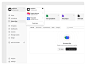 Switch account user interface design