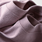 淡紫色重磅美国棉咔叽短袖纯色T恤 香芋紫 奶油紫男女情侣装-淘宝网