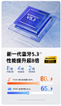 山水气骨传导无线运动蓝牙耳机不入耳高端夹耳挂耳式传感2023新款-tmall.com天猫