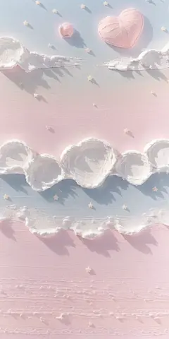 ins原创壁纸｜粉色治愈系｜可爱心心｜梦幻星云 - 小红书