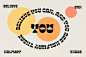 潮流酸性逆反差粗体海报标题Logo英文字体设计素材 F2021042201-淘宝网