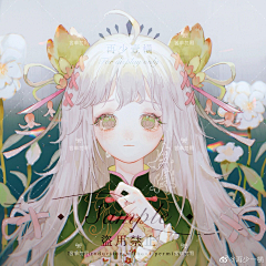 绿情萝采集到少女插画