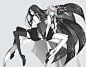 #宝石之国#2话播出后钻石组的人气比预想还高超开心！他们真的很可爱请大家都来吸！想把他们做成结婚对戒（快停止你的月人行为）顺便觉得夏服超适合钻石属的各位【然而画不出宝石的质感，只有彩色头屑