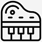 钢琴音乐乐器图标 标识 标志 UI图标 设计图片 免费下载 页面网页 平面电商 创意素材