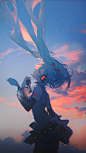 #初音ミク glow - Rella的插画