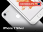 340 iPhone 7 Silver Mockups 