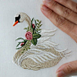 Heirloom Roses Swan-Sonia Showalter Designs, Sonia Showalter,download embroidery patterns,downloadable embroidery,embroider patterns, embroidery downloads,