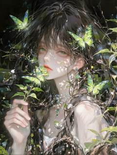 池渊-墨子殇采集到【底图】女频现言手绘