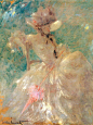 #佳作赏析# 19-20世纪法国画家Louis Icart笔下的摩登佳人