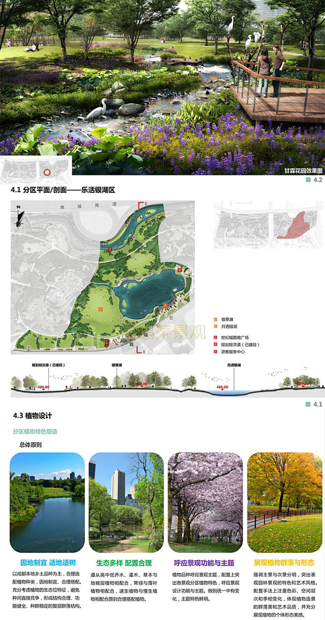 滨江河环湖公园景观规划设计