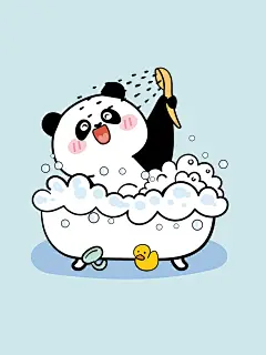 熊猫洗澡1022b-03