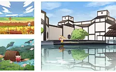 【苏州城日历】插画（废弃版） | 我和梵高五五开 - 原创作品 - 涂鸦王国插画