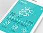 23 Minimal and Attractive Weather App Designs - UI