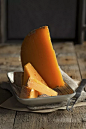 Mimolette vieille(球形硬奶酪，法国)图片素材