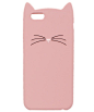 kate spade new york(ケイト・スペード　ニューヨーク)のSILICONE IPHONE 6 CASE SILICONE CAT(モバイルケース/カバー)|ピンク