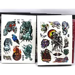厂家直销防水个性纹身贴创意纹身贴纸批发 小清新男女水转印贴纸