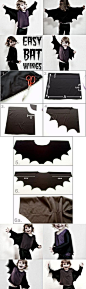 bat wings: 