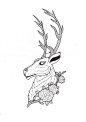 deer tattoo | Tumblr