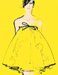 英国时装大师 大卫·唐顿 (David Downton) 时尚插画设计一组