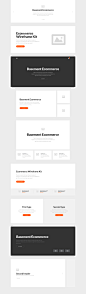 Basement Ecommerce : Perfectly crafted wireframe kit for building awesome online stores