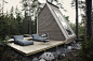 96 Sq. Foot Finnish Micro-Cabin Built Small To Forego Permits : Looking anything but a shack, this minimal but stylish lakeside cabin was built to be just small enough so that it wouldn't require a permit.