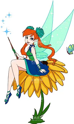 小仙女  - 源文件下载【酷图网】卡通小仙女,仙女,飞行,小精灵,天使,翅膀,棍棒,魔法,可爱,话插图,童话插画,童话,童话故事,童话人物,卡通人物,儿童绘画,儿童绘本,儿童插画,梦幻童话,童话卡通人物,童话城堡,卡通公主,