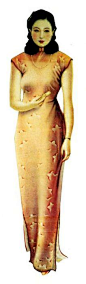20世纪30年代末期经典旗袍