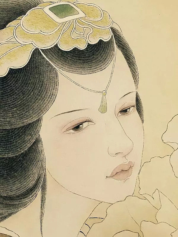 付洛红老师工笔巨制十二花神