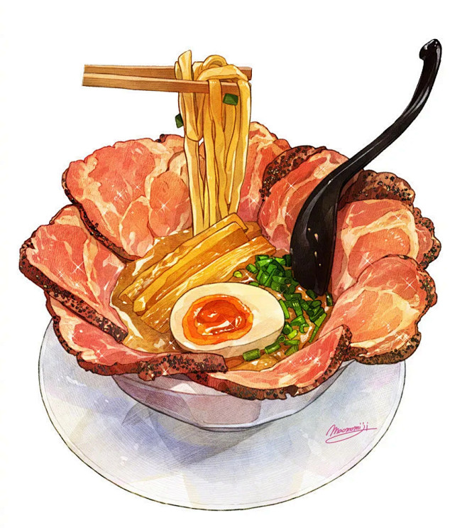 【绘画参考】 日本画师もみじ真魚笔下的治...