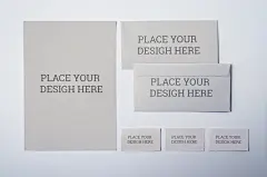 文艺英文名片样机