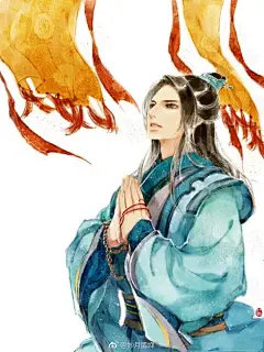 忘川河畔，奈何桥旁。
前世今生，终是逃不过，逃不过那一眼初见。
从此，任他人风情万种，我只对你情有独钟。
任弱水三千纠缠，我只为一瓢断肠。
古风人物插画。分享图片／via 花酒清明
#古风图鉴##古风图片##古风美男子# ​​​​