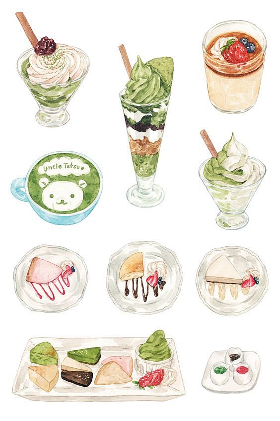 Japanese Desserts on...