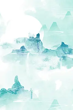 简约水彩立春质感banner背景