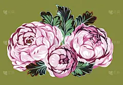 花束富丽堂皇，春色艳丽