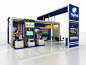 Virgi-Tech Booth Design by Hossam Khattab, via Behance