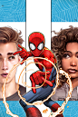 David Nakayama：SPIDEY：我在学校的第二期封面。故事由John Barber在返校节的精神和神话般的艺术由大师Todd Nauck！伙计们，这是目前独家的漫画（但印刷版在十月出版）。 _杂采下来 #率叶插件，让花瓣网更好用#