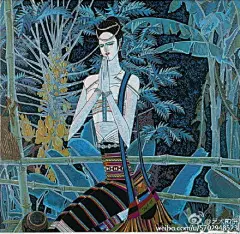 云南现代重彩画是1980年由丁绍光等一批云南画家研创，以中国画的线条造型，应用中国所没有的而西方现代绘画中重醒目的斑斓色彩给画面注入了勃勃生机和绚丽色彩，给人一种赏心悦目之感，大多反映优美的自然风光，具有浓郁的民族地方特色！ ​