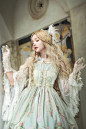 Miracles -Ode To The Cross- Vintage Classic Lolita Jumper Dress