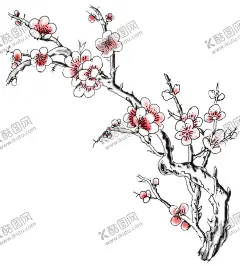 梅花桃花PNG  【酷图网】梅花桃花PNG,水墨梅花,中国风梅花,清新梅花,腊梅,手绘梅花,桃花,樱花,花卉,梅兰竹菊,花草,海报背景,工艺插画,传统文化,广告设计,PNG免扣素材,