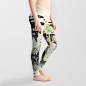 Fresh From The Dairy: Leggings - Design Milk : We sifted through Society6's huge catalog of artist-designed leggings so you don't have to...