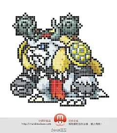 #拼拼豆豆# 数码宝贝第6弹！究级进化体&amp;合体！那时候超遗憾只看到最后也只有战斗暴龙兽和钢铁加鲁鲁成功究级进化，后面PSP大冒险中才出现~附上究级合体！此图纸很多都超过了一块模板，拼前需谨慎！！假期最后一天！赶紧拼拼拼！✪ε✪