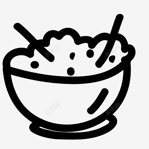 食物碗筷子图标 免费下载 页面网页 平面电商 创意素材-花瓣网