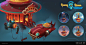 skillsupschool conceptart digitalart props game Space  ramen asset CG