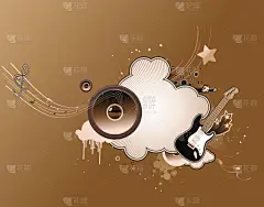音乐,抽象,边框,概念,图像,壁纸,设备用品,矢量,吉他,装饰